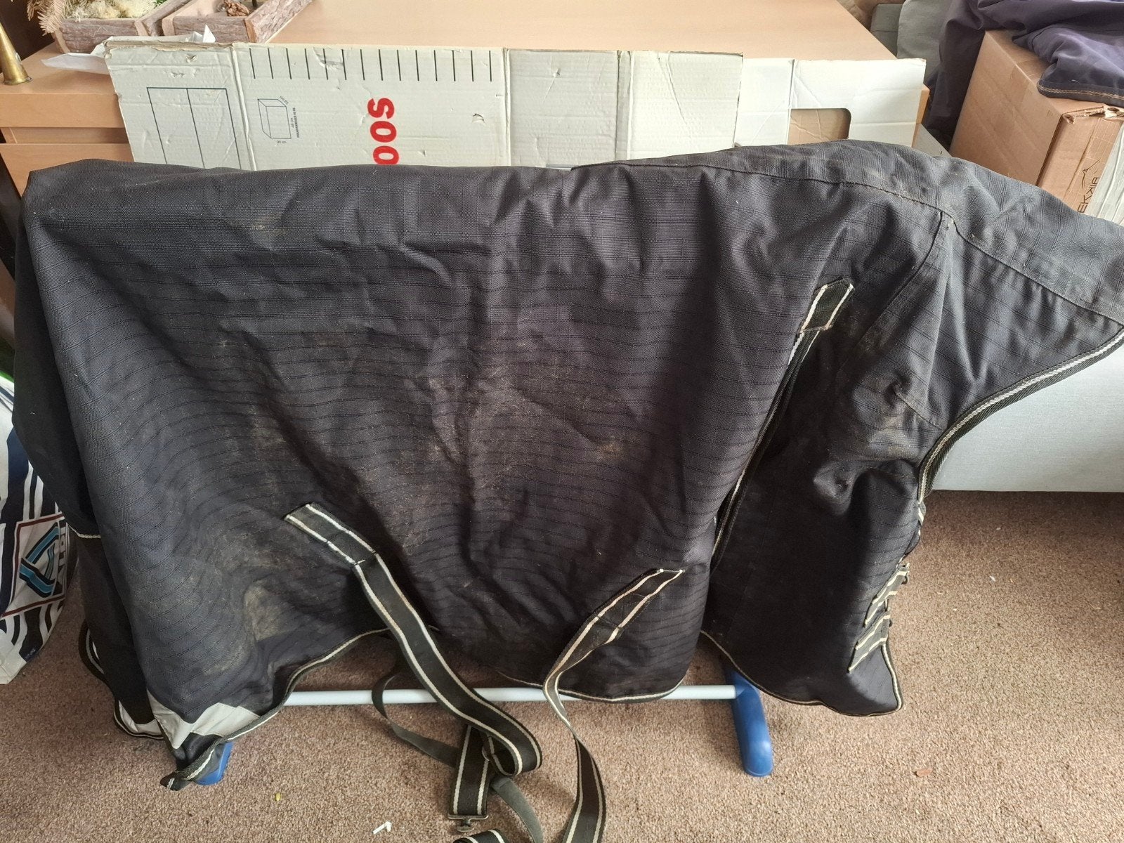 HKM deken high neck, Dieren en Toebehoren, Paarden en Pony's | Dekens en Dekjes, Ophalen of Verzenden, Gebruikt