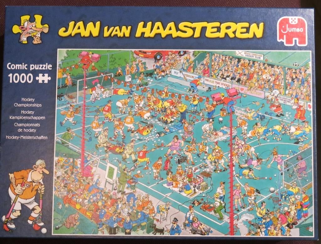 Jan van Haasteren Hockeykampioenschap, Hobby en Vrije tijd, Denksport en Puzzels, Ophalen of Verzenden, 500 t/m 1500 stukjes, Zo goed als nieuw
