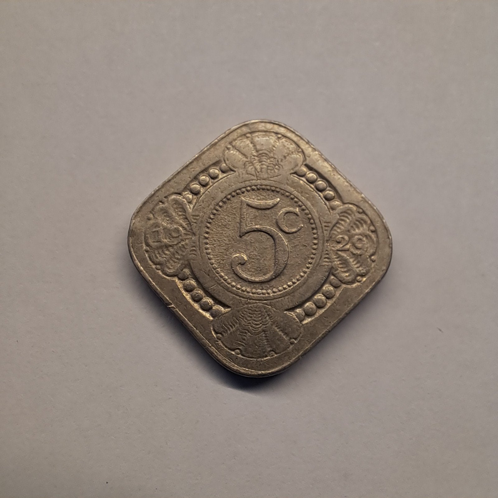 vierkante Stuiver 5 cent 1929 Koningin Wilhelmina, Ophalen of Verzenden, Koningin Wilhelmina, 5 cent, Losse munt