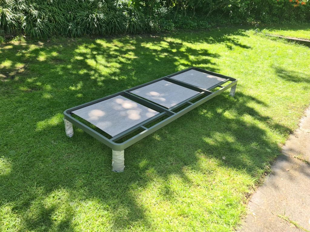 Tuinbank loungebank stalen frame gepoedercoat - NIEUW, Ophalen, Nieuw, Aluminium