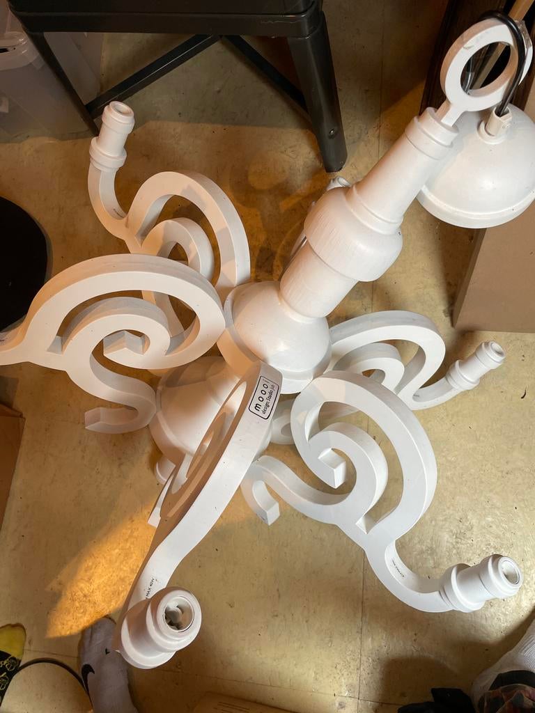 Moooi paper chandelier L, Ophalen, Zo goed als nieuw, Kunststof
