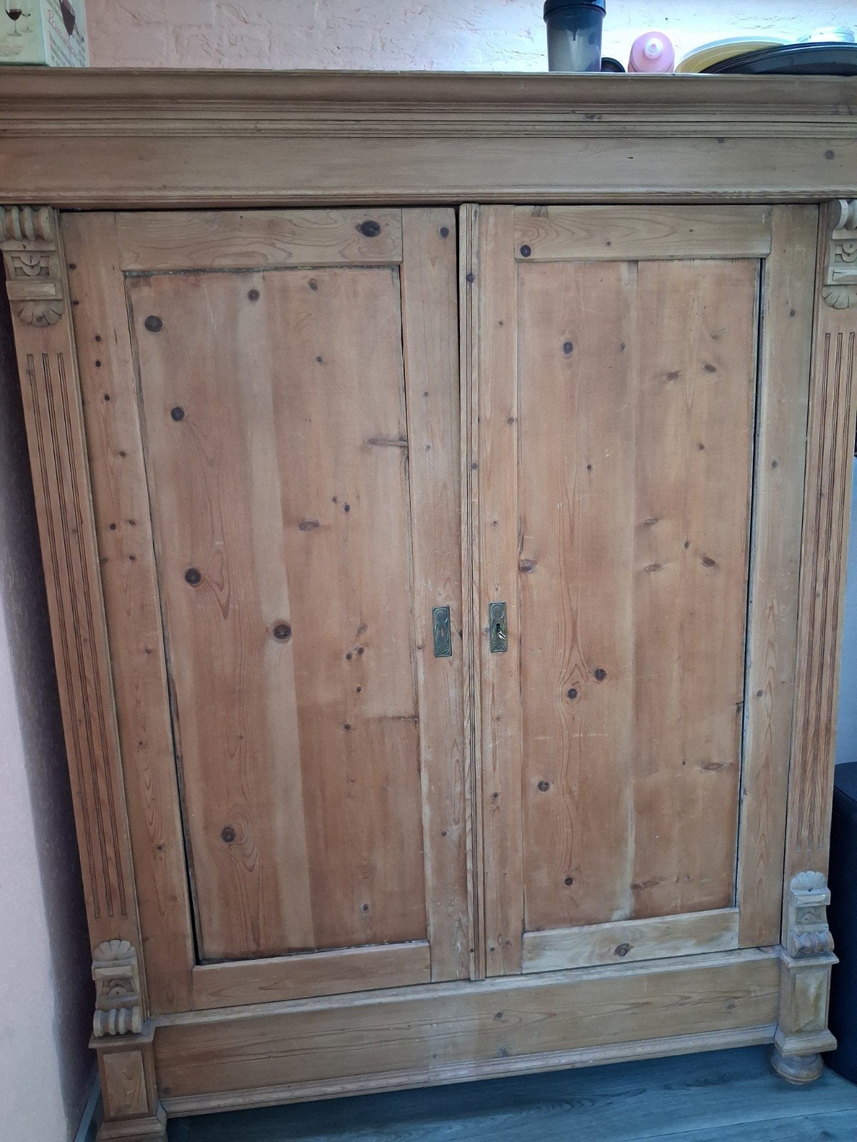 antieke kast, Ophalen