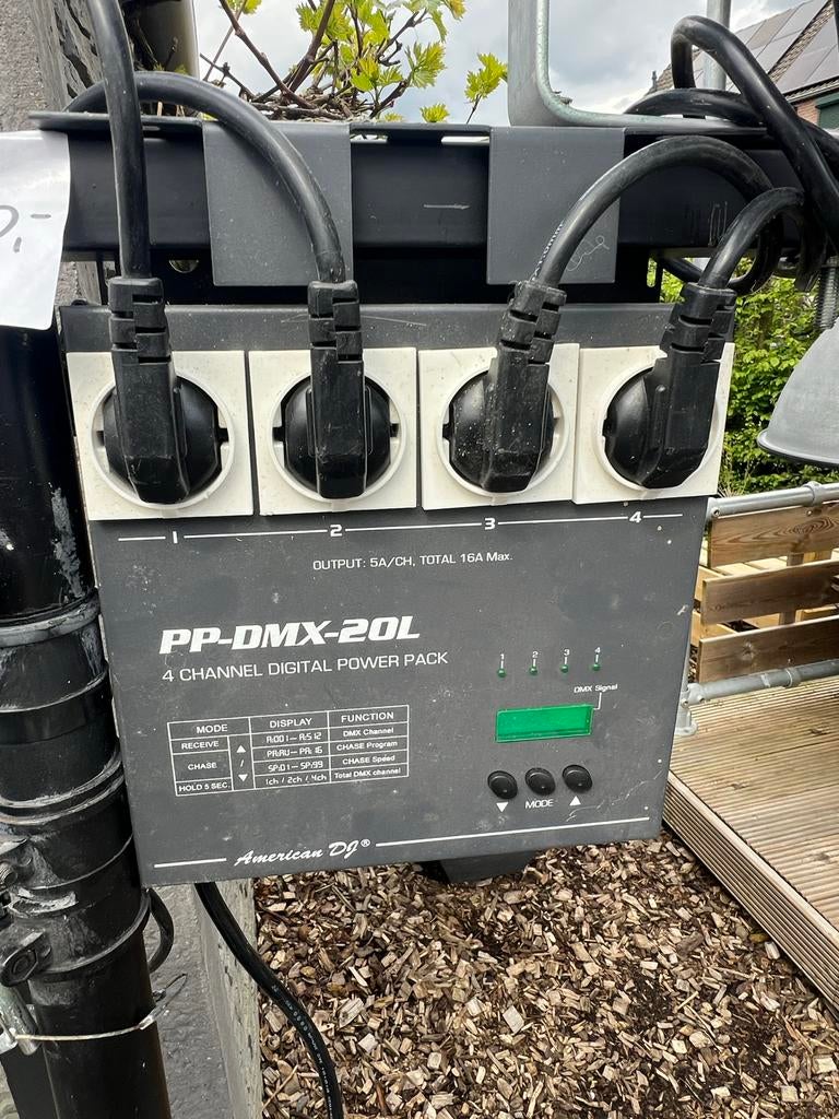 American DJ PP-DMX-20L met 4 par64 lampen, Muziek en Instrumenten, Licht en Laser, Ophalen, Gebruikt, Licht
