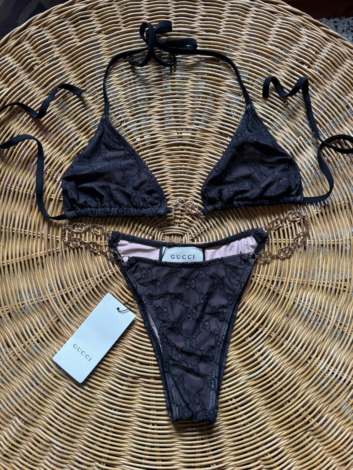 Gucci bikini maat L, Kleding | Dames, -, Verzenden, Zwart, -