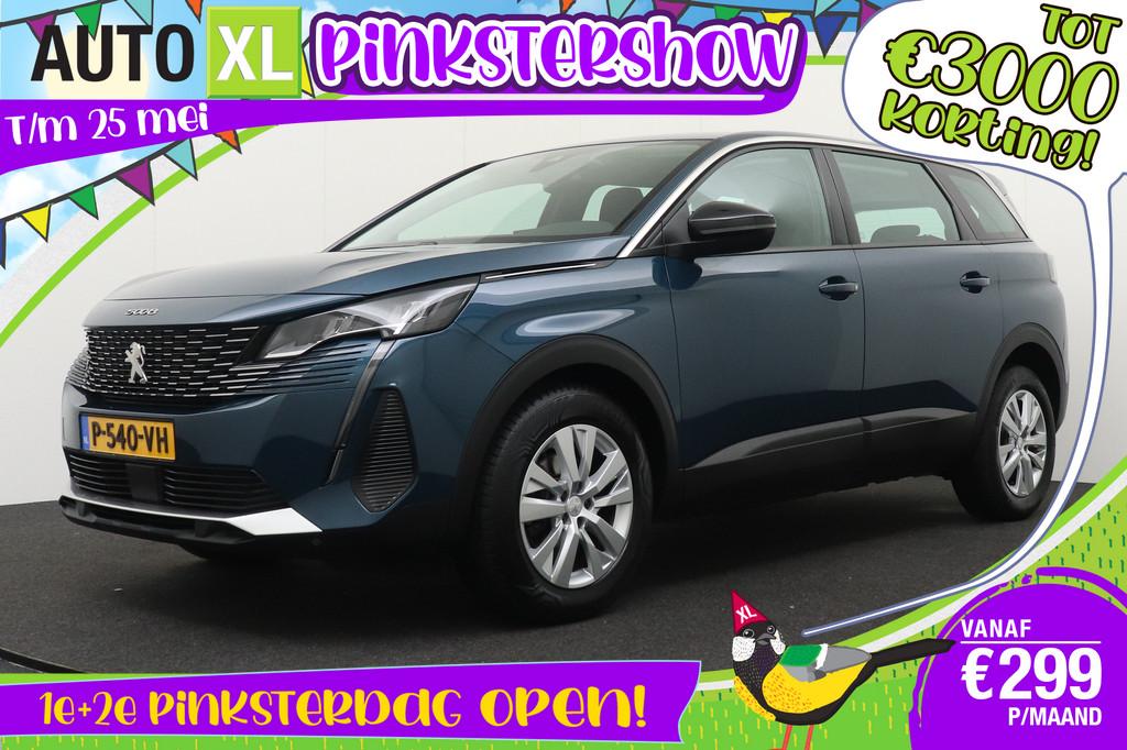 Peugeot 5008 1.2 131 PK Aut. Active 7-Pers Camera Carplay Na, Stof, Gebruikt, 1199 cc, Blauw