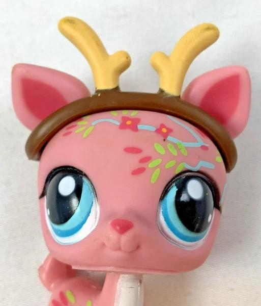 Littlest Pet Shop Hasbro LPS #1356 Hert ree Roze Postcard, Coolsingel 104, 3011 AG Rotterdam, Netherlands, Verzenden, Zo goed als nieuw