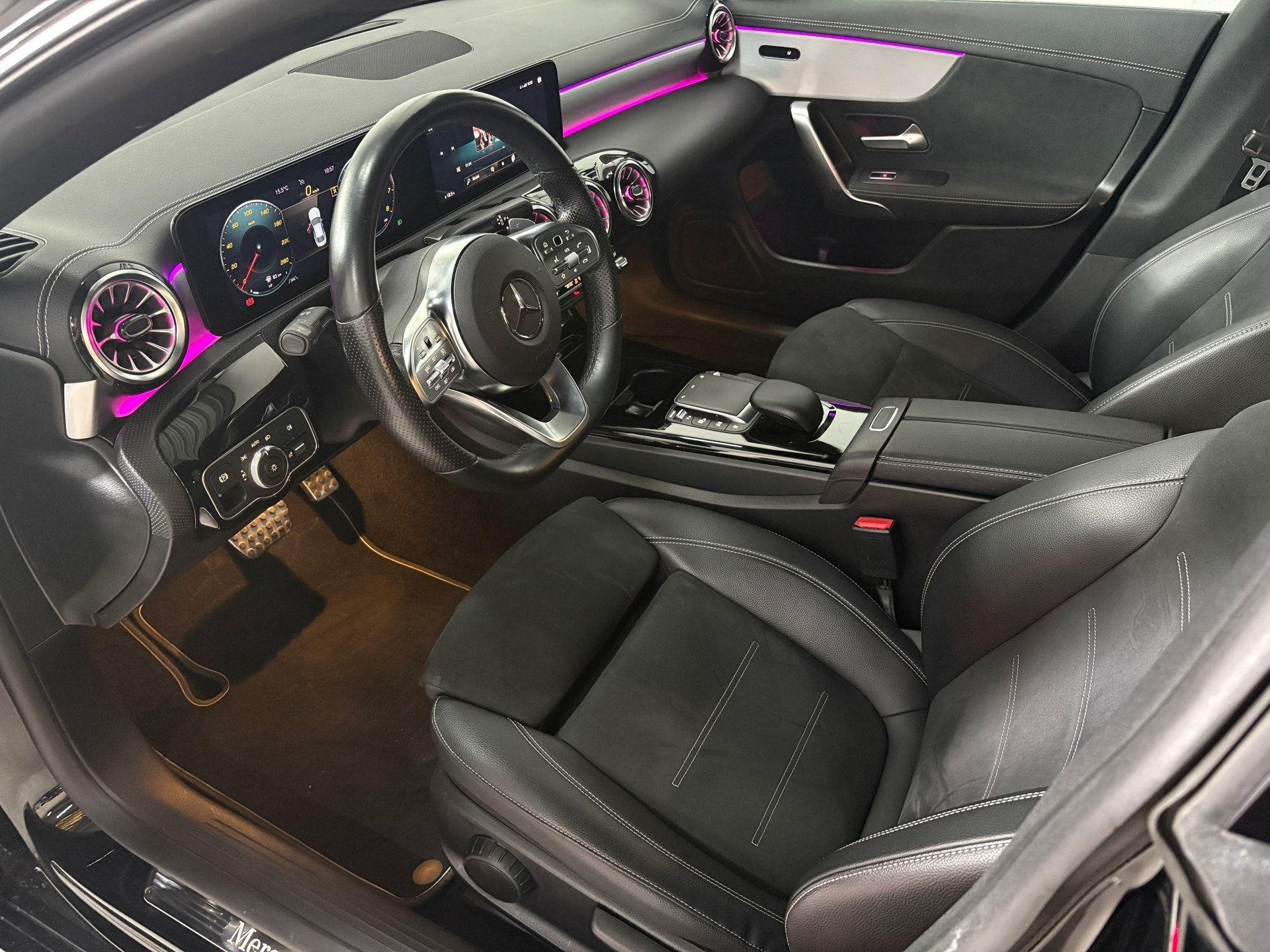 Mercedes-Benz CLA-klasse 180 Prem+ Edition, Sfeer, Cam, Appl, CLA, Gebruikt, 4 cilinders, Leder en Stof