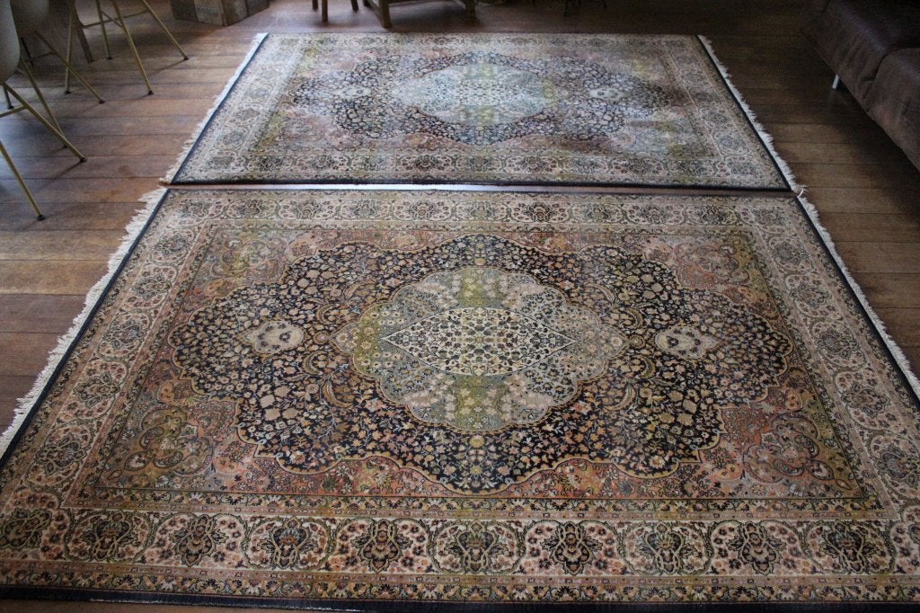 Brocante - Set van 2 identieke tapijten, Beshir!, Ophalen, Gebruikt, Rechthoekig, 200 cm of meer