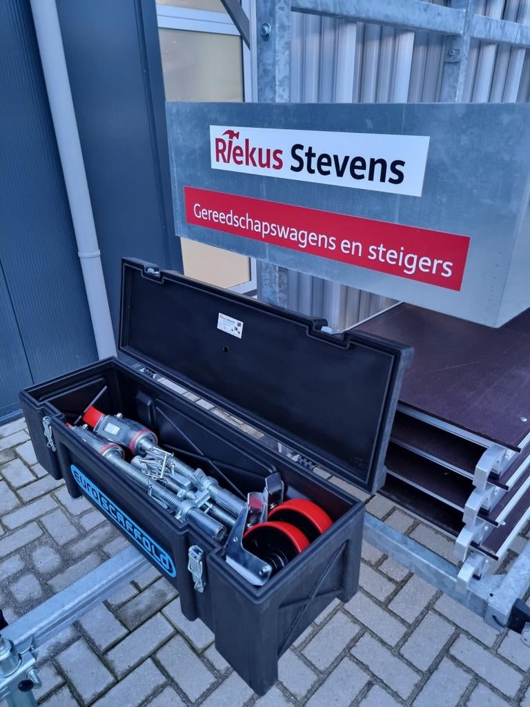 open steiger aanhanger met rolsteiger, Auto diversen, Aanhangers en Bagagewagens, Ophalen, Nieuw