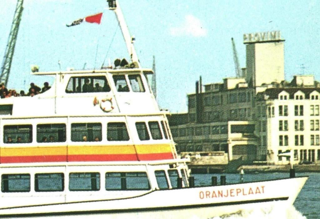 39575 Rotterdam Rondvaartboot Nette oude kaart Onbeschreven, Ophalen of Verzenden, 1960 tot 1980, Ongelopen, Zuid-Holland