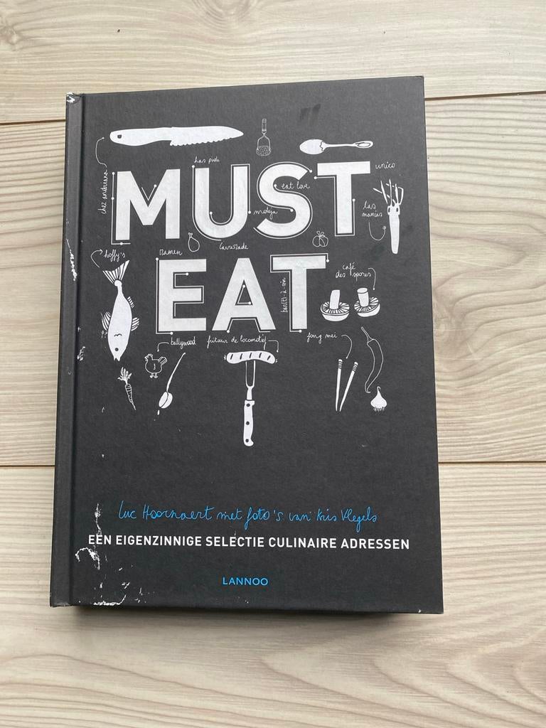 Must Eat - Luc Hoornaert Culinair Adressen, Voorgerechten en Soepen, Ophalen of Verzenden, Zo goed als nieuw, Europa