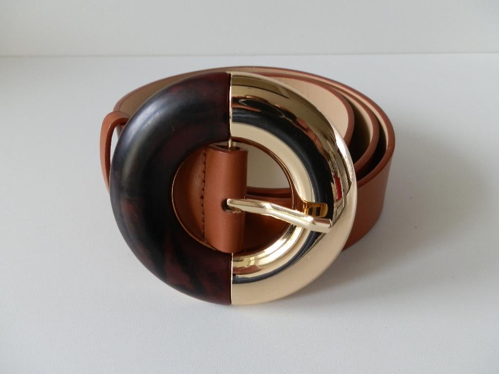 Caroline Biss riem. Vintage., Kleding | Dames, Riemen en Ceinturen, Zo goed als nieuw, Tailleriem, 100 cm of meer, 3 tot 5 cm