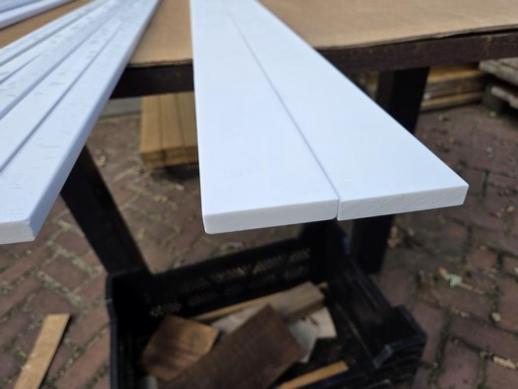 Partijtje volkunststof - Corian / afwerk materiaal - nr: D43, Ophalen, Nieuw, Hardsteen, Plinten