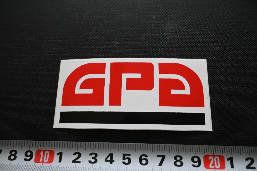 sticker logo GPA, Verzamelen, Stickers, Zo goed als nieuw, Ophalen