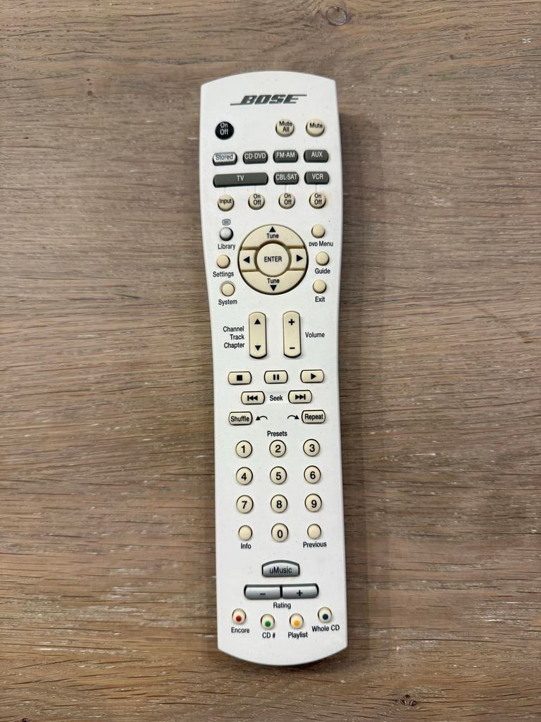 Bose RC38T1-40 Afstandsbediening, Audio, Tv en Foto, Afstandsbedieningen, Ophalen, Gebruikt, Origineel, Mediaspeler