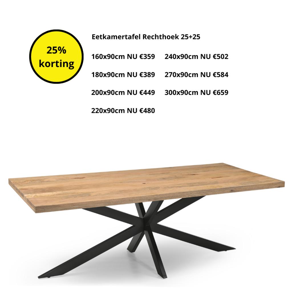 Eetkamertafels Uitverkoop – Meerdere Modellen & Maten! HOUT, Info@megafurn.nl, Vijf personen of meer, Rechthoekig, Nieuw
