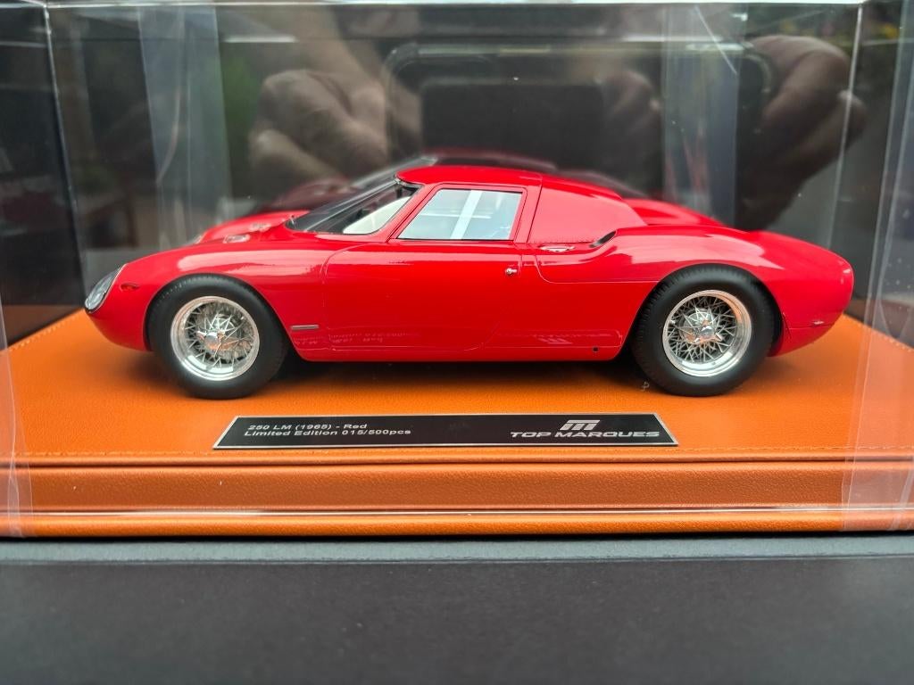 Ferrari 250 LM red Top Marques 1:18 ! C4F, Hobby en Vrije tijd, Modelauto's | 1:18, Overige merken, ., Ophalen of Verzenden, .
