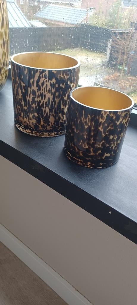 Theelichthouder cheetah, Ophalen, Zo goed als nieuw, Kaars, Minder dan 25 cm
