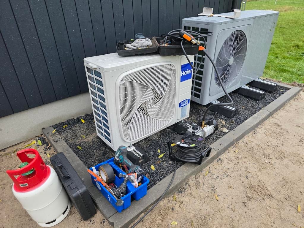 Inbedrijfstellen en monteren en leveren airco, Ophalen
