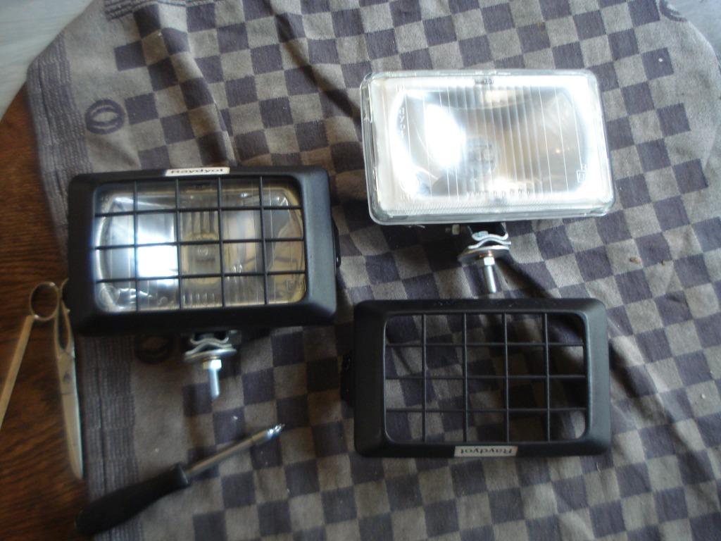 Oldtimer 2 Verstralers met Roosters merk Raydyot 18 cm breed, Auto-onderdelen, Verlichting, Ophalen of Verzenden, Nieuw