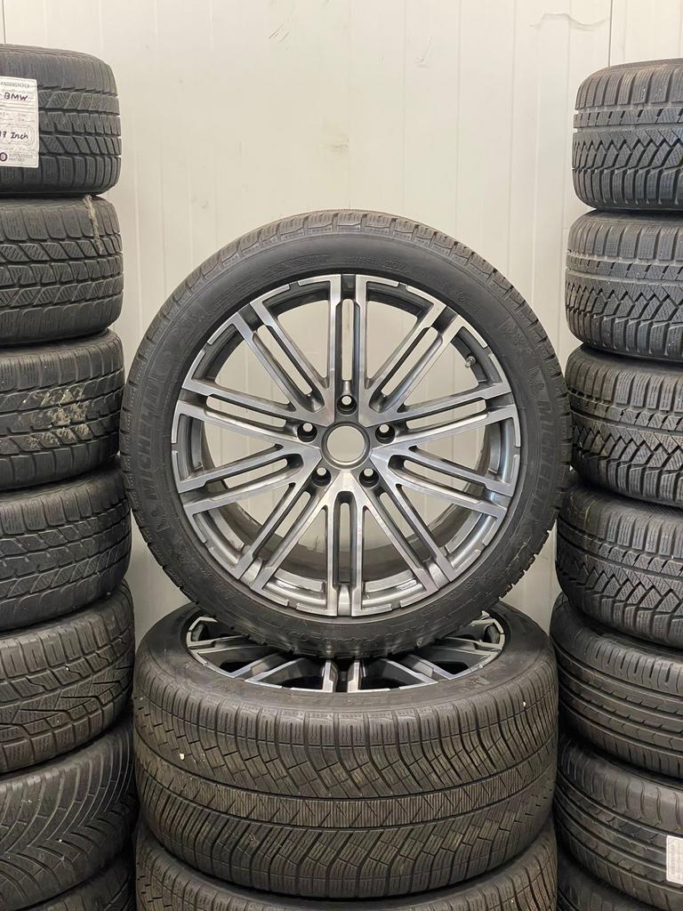 Porsche Panamera Winterset 20 inch, Ophalen, Gebruikt, Banden en Velgen, Winterbanden