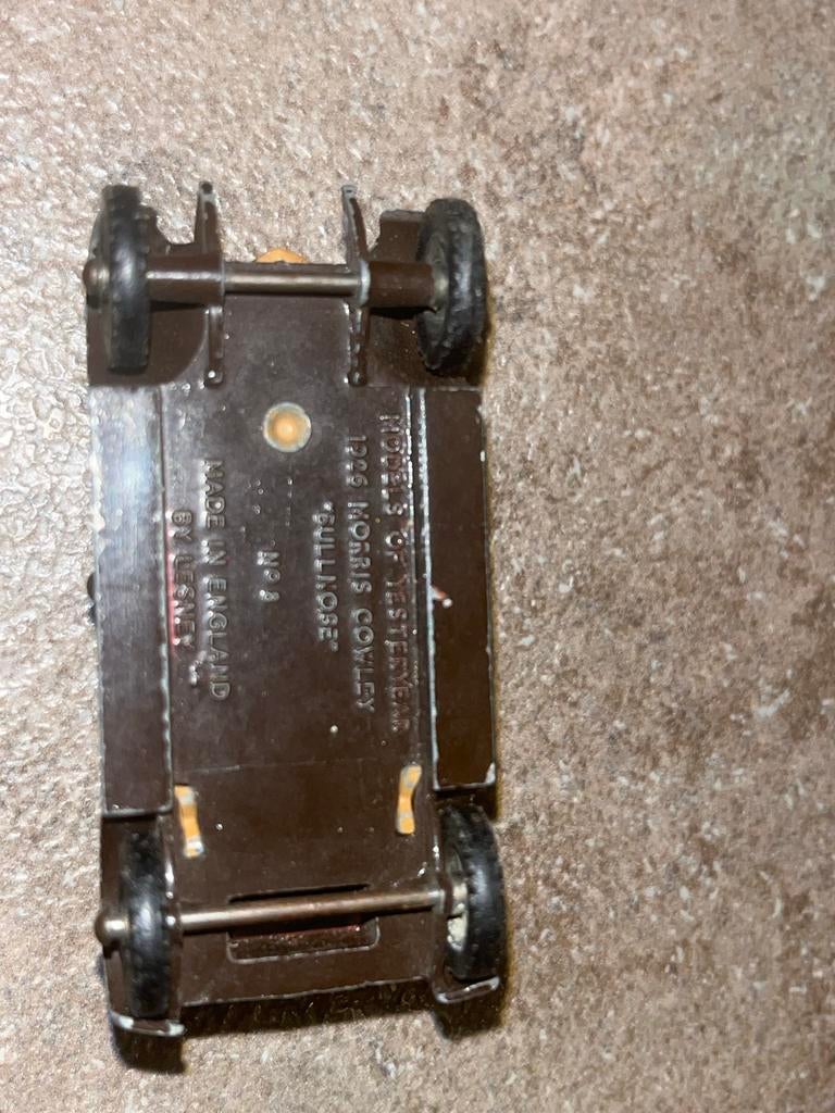 Vintage Lesney Models of Yesteryear 1909 Morris Cowley, Ophalen of Verzenden, Gebruikt, Auto, Overige merken