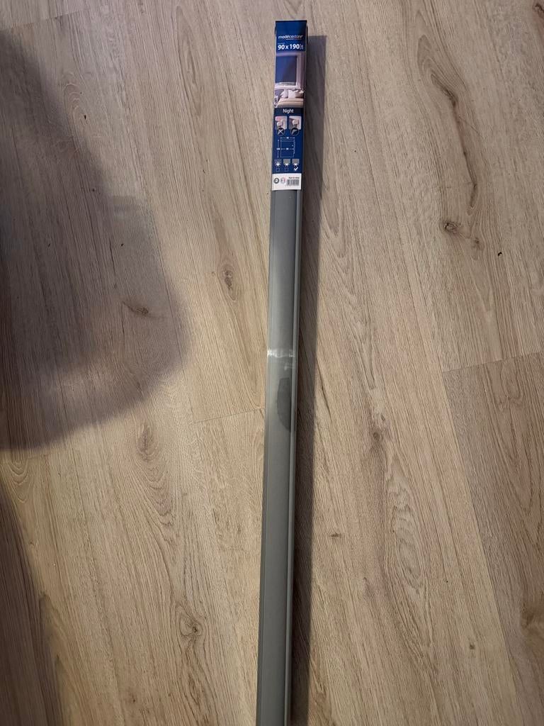 Grijze rolgordijn 90x190 cm - Nieuw in verpakking, Nieuw, Grijs, 150 tot 200 cm, 50 tot 100 cm