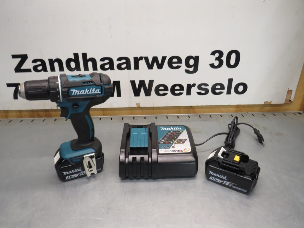 Makita DDF482 18V Li-ion accu schroefboormachine accus lader