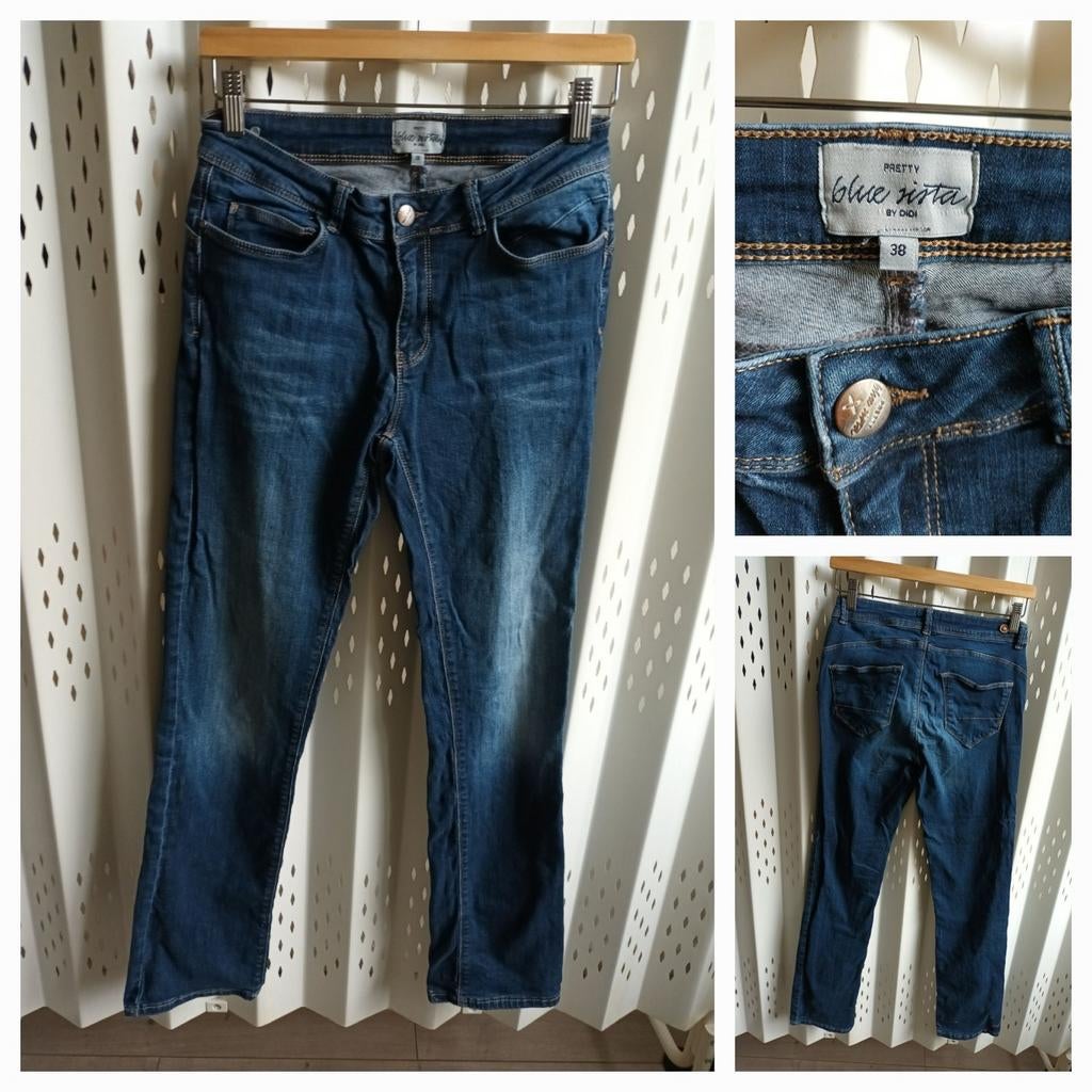 BLUE SISTA DIDI damesjeans mid waist damesjeans stretch 38, Kleding | Dames, Spijkerbroeken en Jeans, Didi, Ophalen of Verzenden