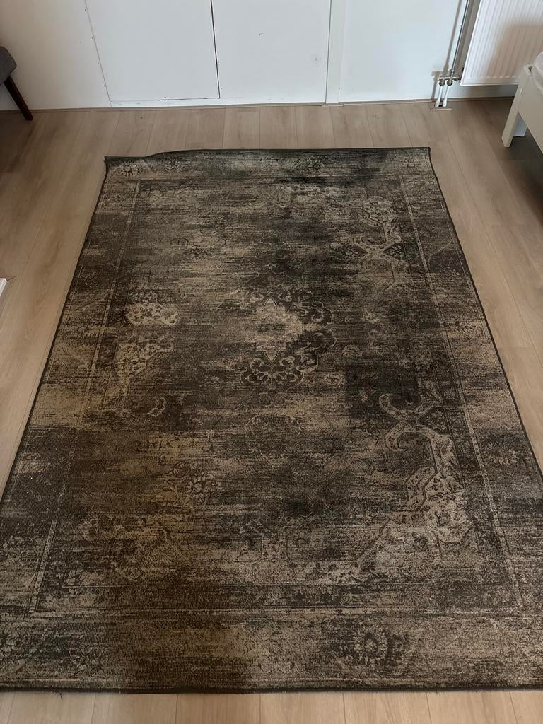 Byboo Vloerkleed 160x230 cm, Huis en Inrichting, Stoffering | Tapijten en Kleden, Ophalen, Bruin, 150 tot 200 cm, 200 cm of meer