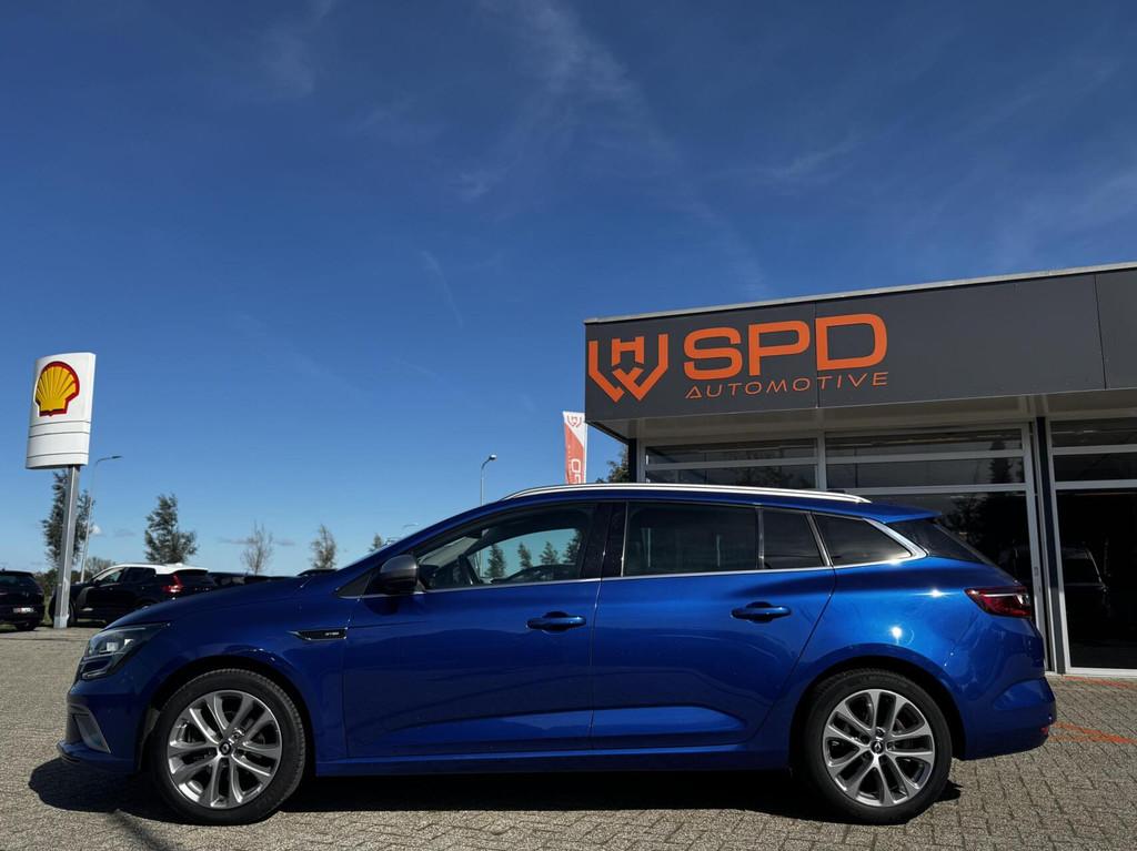 Renault Megane Estate 1.3 TCe GT-Line|Bose|Trek|Led|140PK, Auto's, Voorwielaandrijving, Gebruikt, 4 cilinders, Blauw