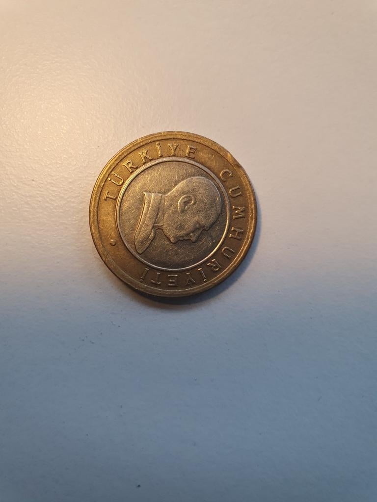 Turkije 50 Yeni Kurus 2005, Ophalen of Verzenden, Midden-Oosten, Losse munt