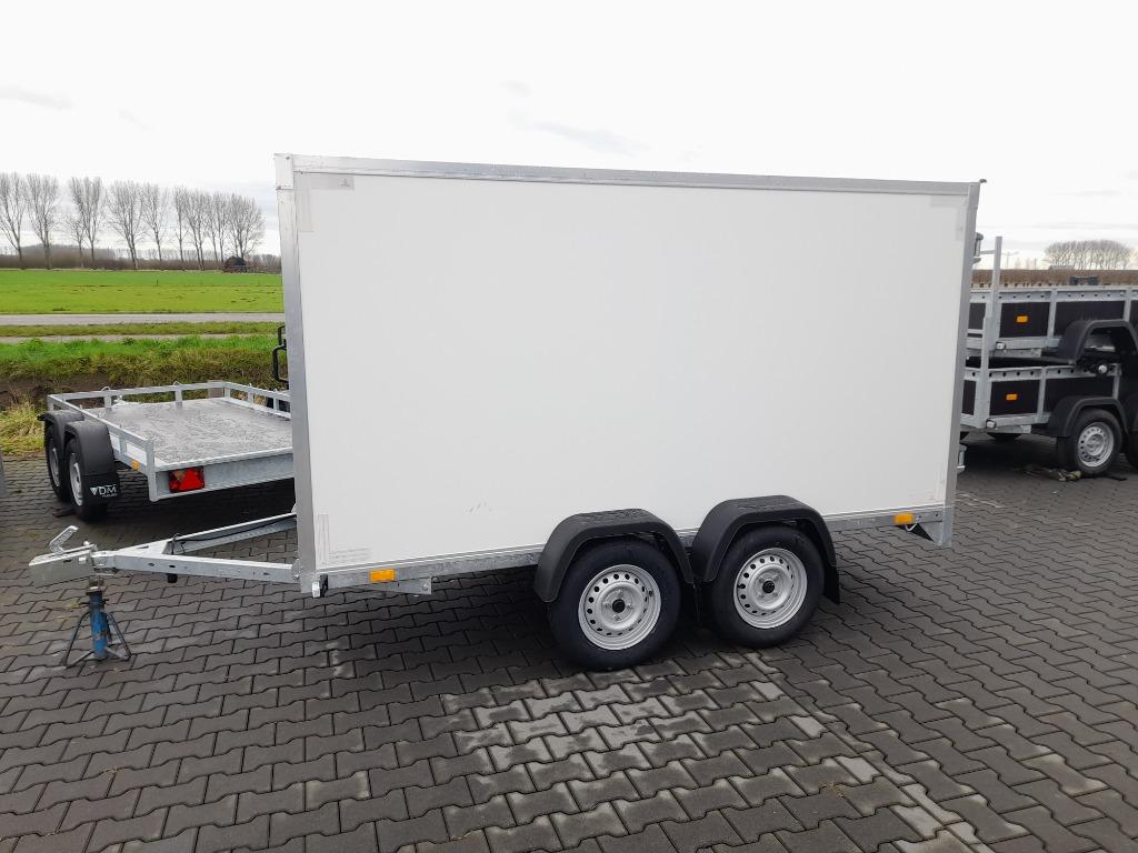 NIEUW Luxe gesloten aanhangwagen 750KG, Auto diversen, Aanhangers en Bagagewagens, Ophalen, Nieuw