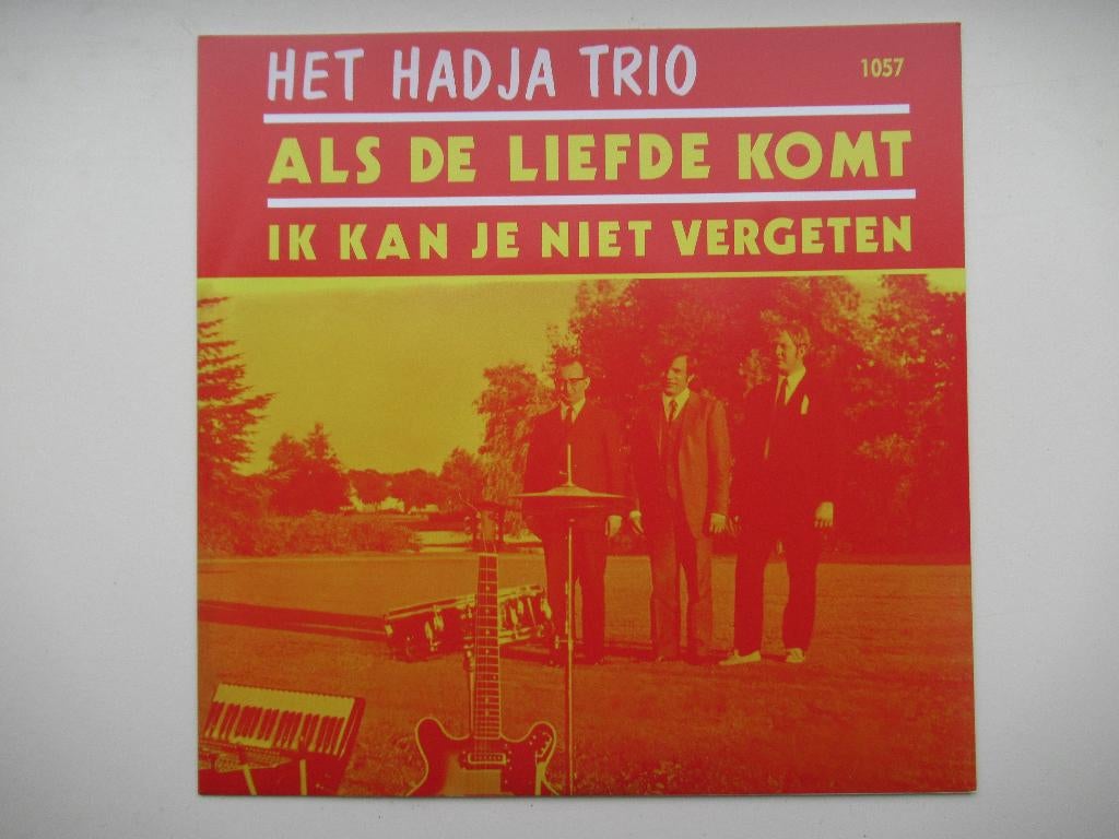 HET HADJA TRIO # ALS DE LIEFDE KOMT /IK KAN JE NIET VERGETEN, Ophalen of Verzenden, Nieuw in verpakking, Overige formaten, Levenslied of Smartlap