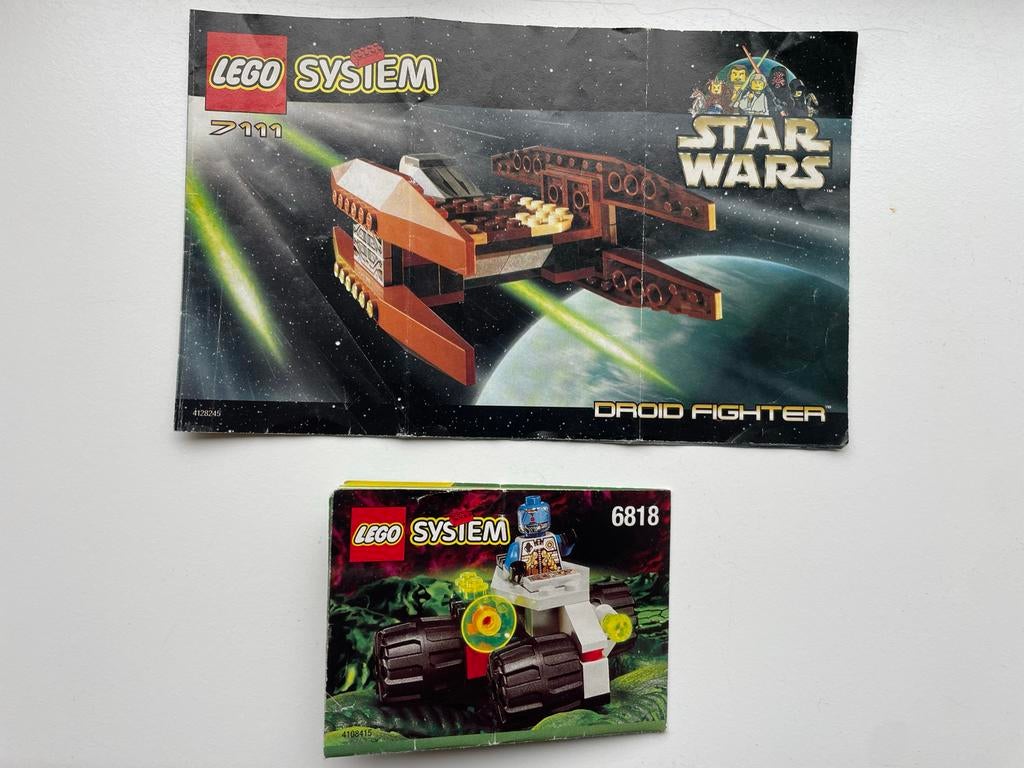 LEGO System Handleidingen: Star Wars 7111 & 6818, Kinderen en Baby's, Speelgoed | Duplo en Lego, Ophalen of Verzenden, Gebruikt