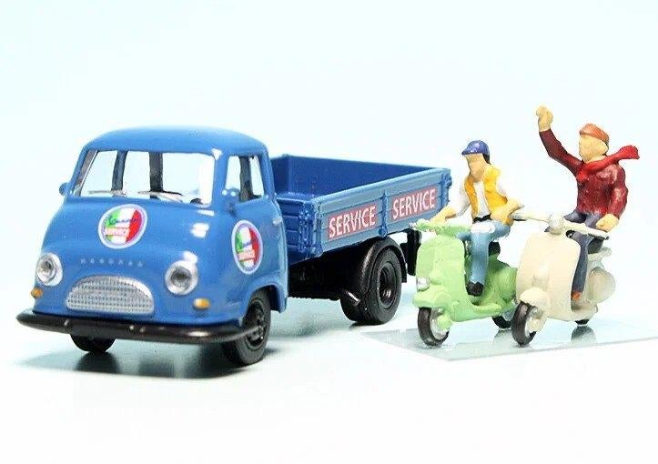 Hanomag KURIER VESPA SERVICE + 2 VESPAS, Ophalen of Verzenden, Nieuw, Auto, Schuco