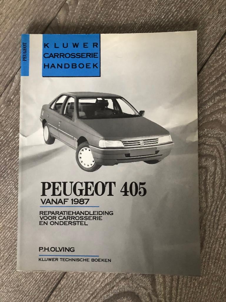 Kluwer Carrosserie Handboek Peugeot 405 vanaf 1987, Ophalen of Verzenden