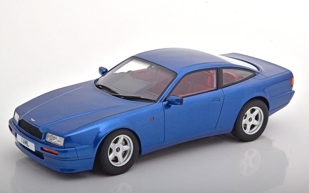 JSN Cult Models 1:18 Aston Martin Virage blue metallic 1988, Hobby en Vrije tijd, Modelauto's | 1:18, Overige merken, Cult Models
