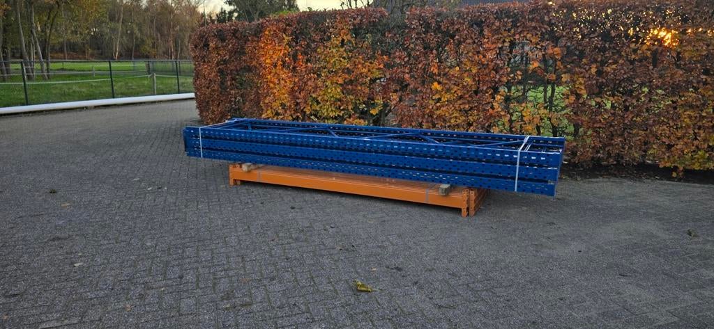 11,5 meter Duwic palletstelling , magazijnstelling ,stelling, Ophalen