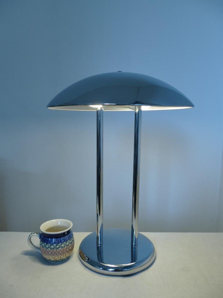Vintage IKEA paddenstoellamp /mushroom lamp Robert Sonneman, Ophalen, Zo goed als nieuw, Metaal, Space Age / Pop Art