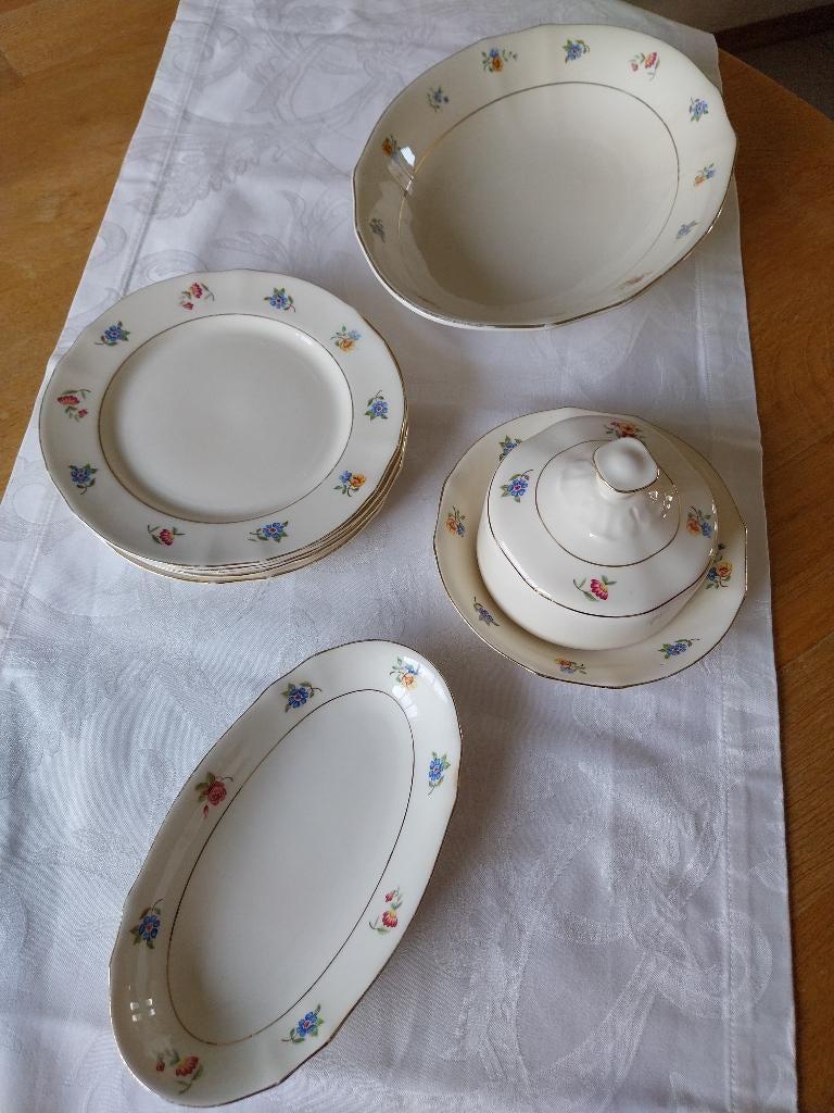 8-delig Arabia servies. Vintage, Huis en Inrichting, Gebruikt, Overige typen, Ophalen of Verzenden, Overige stijlen