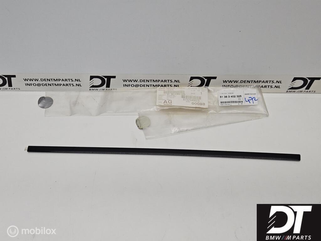 Raamlijst linksachter shadowline BMW E83 X3 51363402325, Auto-onderdelen, Nieuw, Ophalen of Verzenden, BMW, BMW