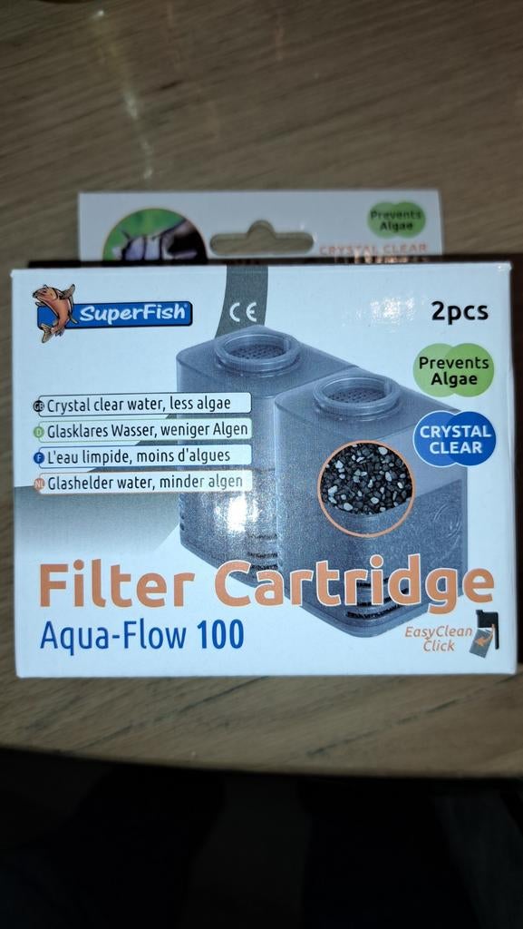 1x Superfish aqua-flow 100 cartridge, Ophalen of Verzenden, Nieuw