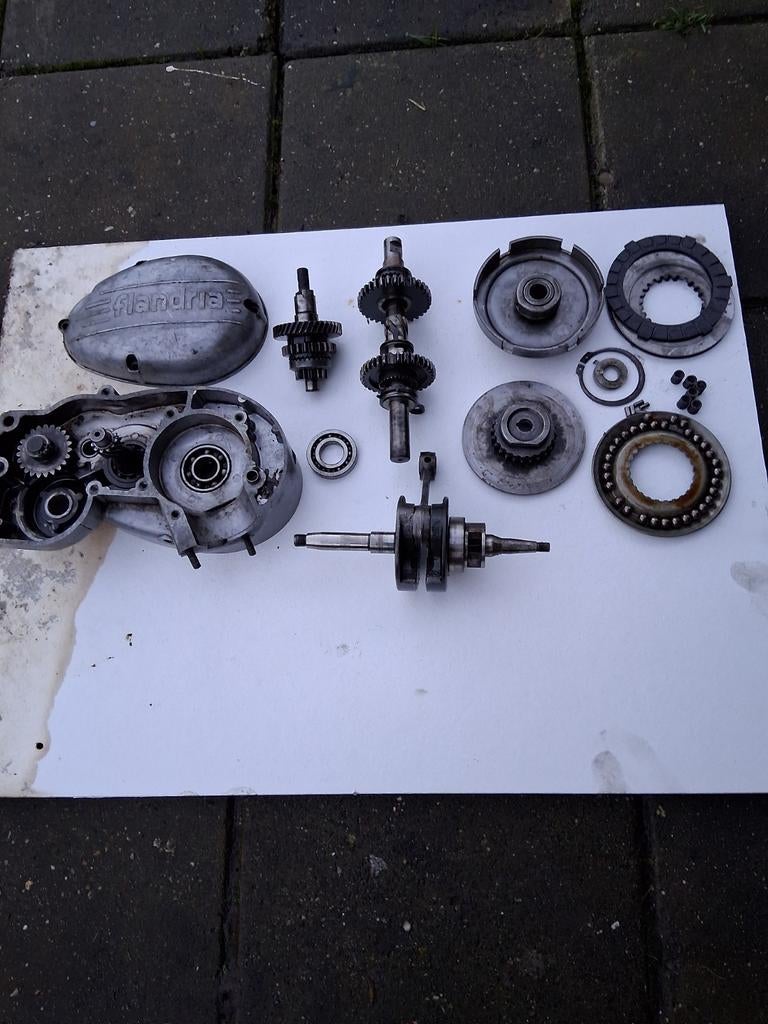 flandria automaat krukas en koppelingsplaten zijn verkocht, Fietsen en Brommers, Ophalen of Verzenden, Gebruikt, Blok, Overige merken