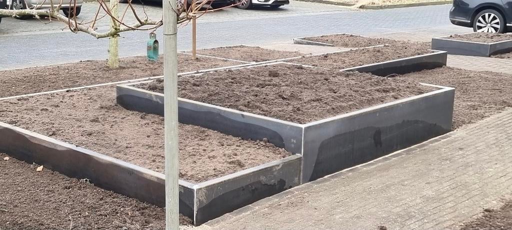 Cortenstaal ,plantenbak, borderranden, bloembak, kwaliteit, Tuin en Terras, Bloembakken en Plantenbakken, Nieuw, Ophalen of Verzenden