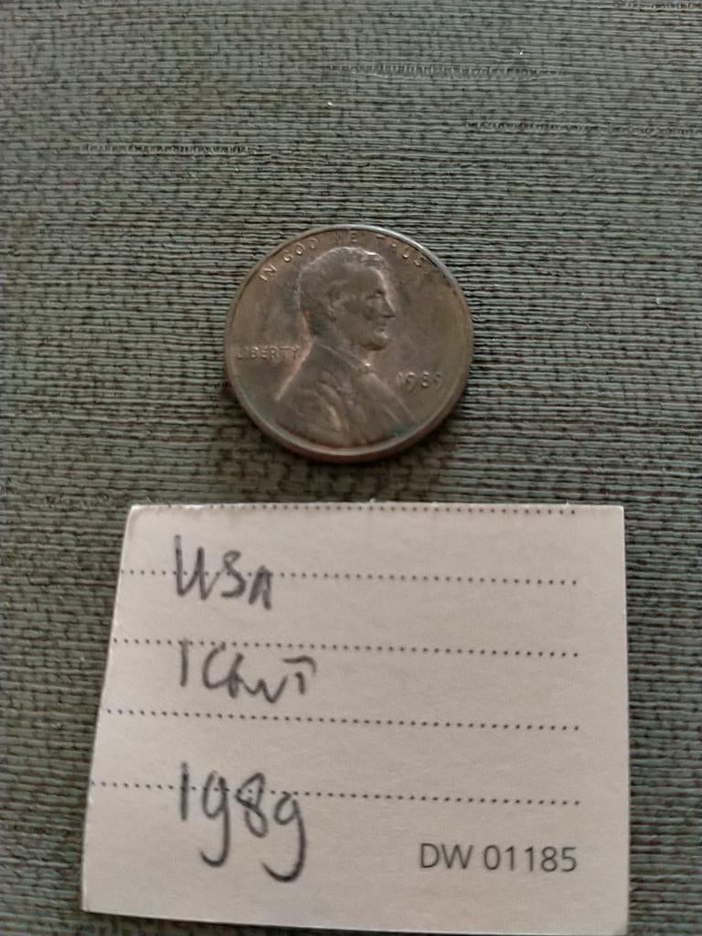 Usa 1 Cent 1989, Postzegels en Munten, Munten | Amerika, Verzenden, Noord-Amerika, Losse munt