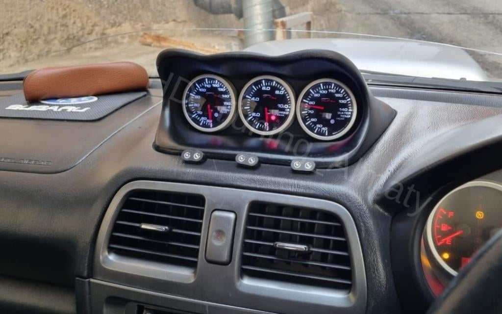 Subaru Impreza GD 60mm Meterhouder – Fiberglass | OEM-look, Ophalen of Verzenden, Nieuw, Subaru