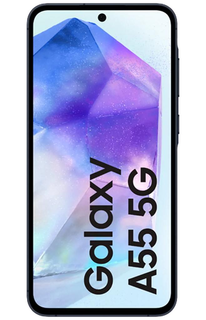 Samsung Galaxy A55 5G 128GB A556 Donkerblauw Nieuw, Telecommunicatie, Mobiele telefoons | Samsung, Nieuw, Overige modellen, 128 GB