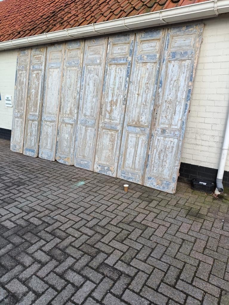 Paneeldeuren kastdeuren oude deuren 8 gelijke. 4 setsb, Ophalen, Gebruikt