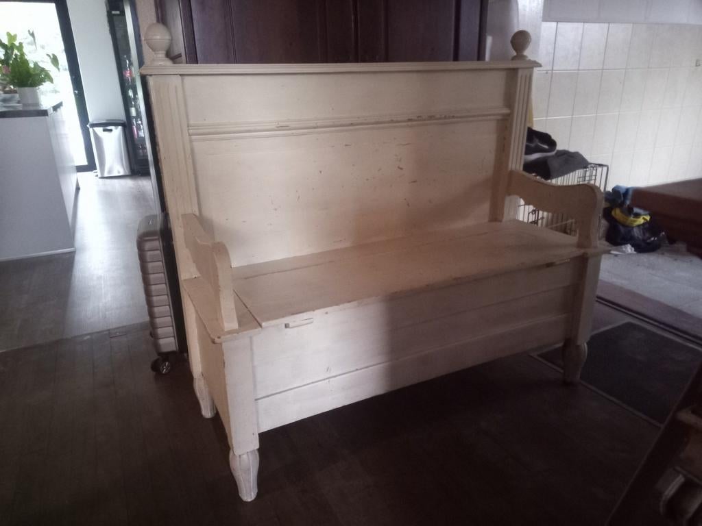 Klepbank 130 cm breed, Ophalen